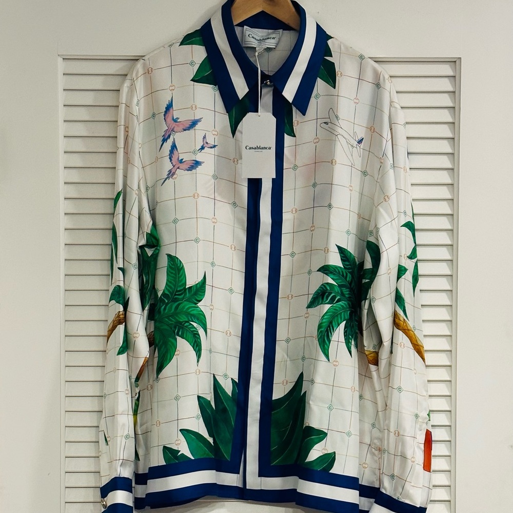 Casablanca Paris silk shirt